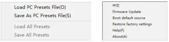 Nakamichi NDS4615AU Digital Sound Amplifier - Menu editing area 1