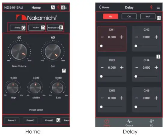 Nakamichi NDS4615AU Digital Sound Amplifier - Smart-phone Software Operation Instruction