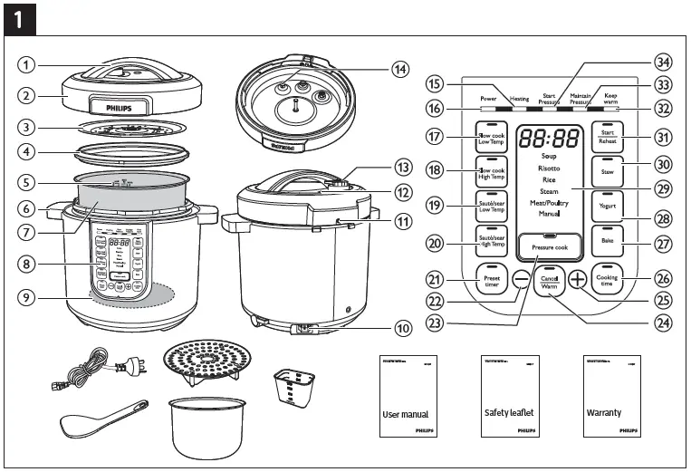 PHILIPS-HD2237-All-In-One-Multicooker-fig-1