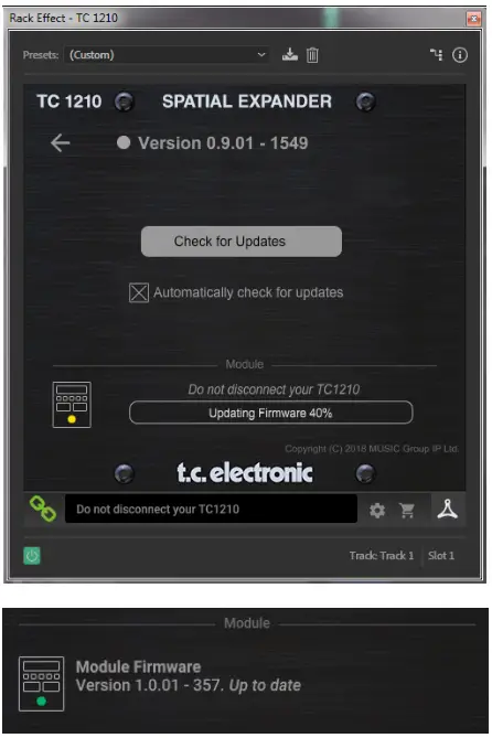 tc electronic Unique Spatial Expander Plug-44