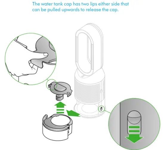 dyson N358J Purifier Humidify Cool - cap.