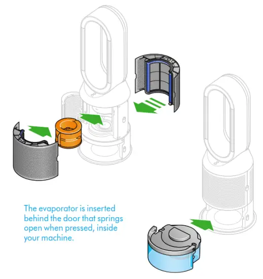 dyson N358J Purifier Humidify Cool - machine,