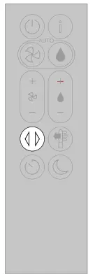 dyson N358J Purifier Humidify Cool - oscillation button