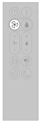 dyson N358J Purifier Humidify Cool - remote control