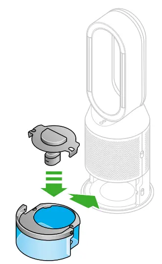 dyson N358J Purifier Humidify Cool - tank
