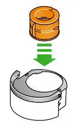 dyson N358J Purifier Humidify Cool - unclip