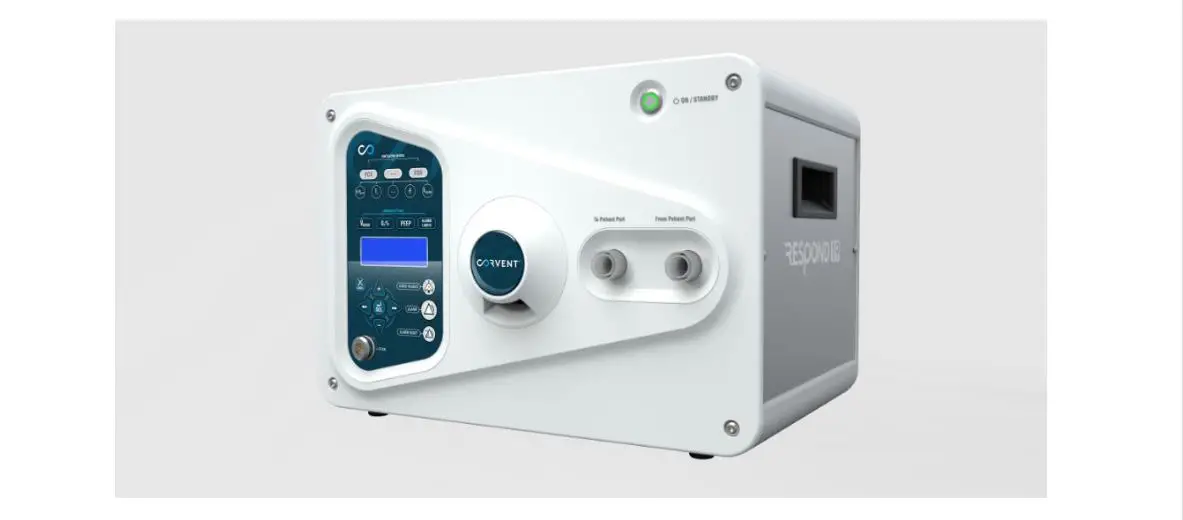 Corvent Medical Secures Ce Mark Approval For Its Critical Care Respond 19 Ventilator User Guide