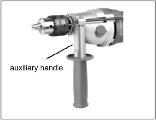 Installation of the auxiliary handle
