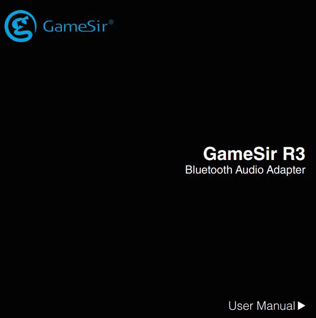 GameSir Bluetooth Audio Adapter User Manual