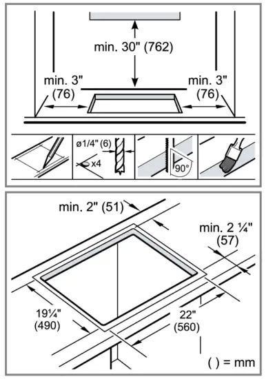 BOSCH NEM5466UC Cooktop - procedure
