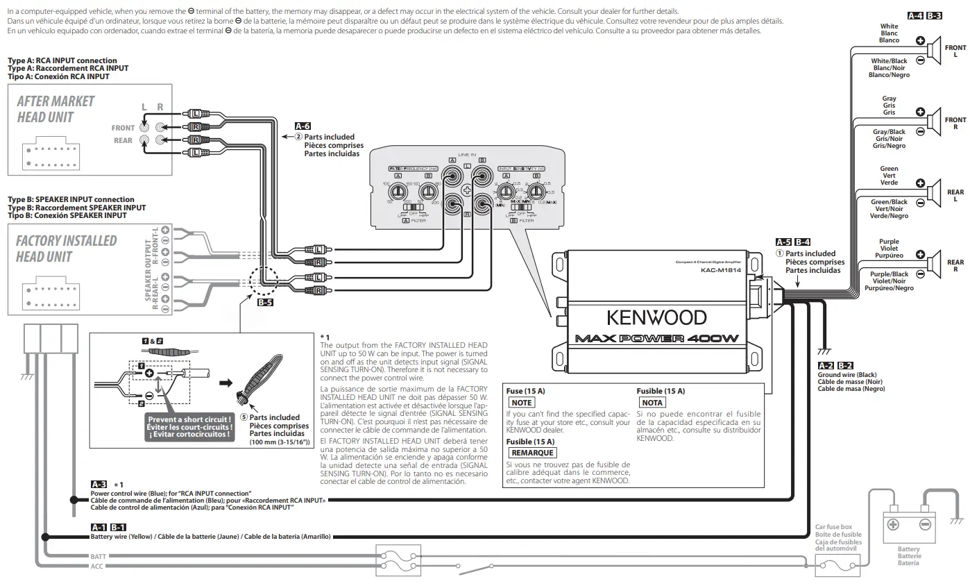 Kenwood-KAC-M1814-4-Channel-Compact-Bridgeable-Marine-Motorsports-400W-Max-Power-Digital-Amplifier-fig-8