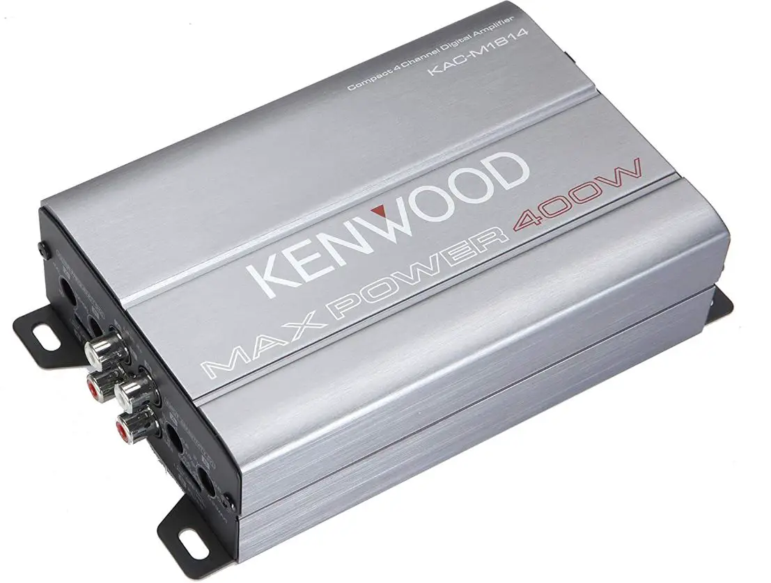 Kenwood-KAC-M1814-4-Channel-Compact-Bridgeable-Marine-Motorsports-400W-Max-Power-Digital-Amplifier-image