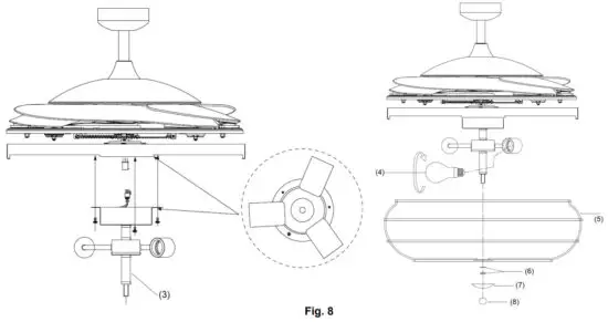 FANAWAY 1383222983 Ceiling Fan - FAN INSTALLATION 1