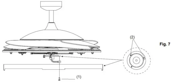 FANAWAY 1383222983 Ceiling Fan - FAN INSTALLATION