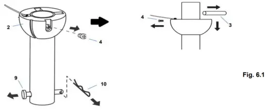 FANAWAY 1383222983 Ceiling Fan - INSTALLING THE FAN