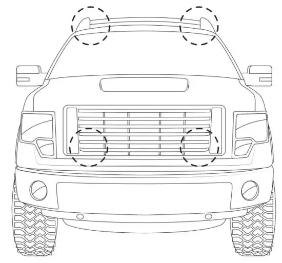 FIG 3 RECOMMENDED MOUNTING POSITIONS