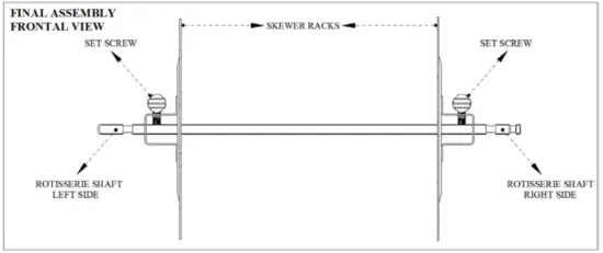 Rotisserie Shaft