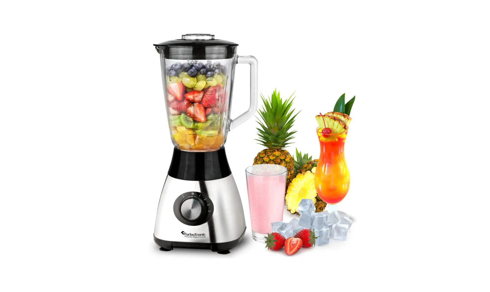 Turbotronic Tt-bg5 Glass Blender Instruction Manual