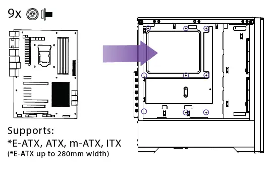 PHANTEKS MG-NE520A MetallicGear Neo Air Black Gaming Case 3