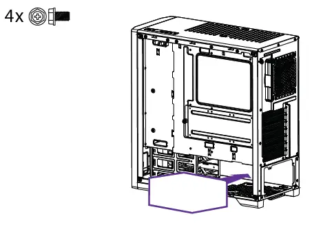 PHANTEKS MG-NE520A MetallicGear Neo Air Black Gaming Case 4