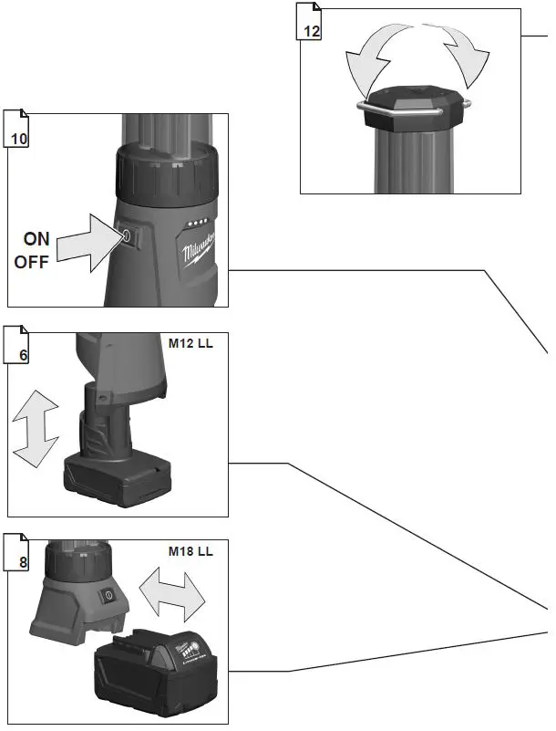 milwaukee M12 LL Lantern Light-1