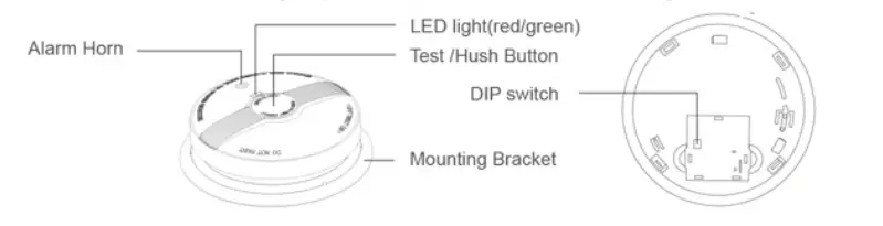 Heiman-HM-633-635PHW-Photoelectric-Smoke-Alarm-Device-4