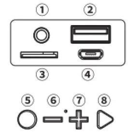 TOR-OLE TOR805 Portable Bluetooth Speaker fig 1