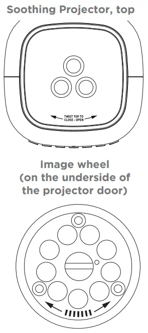 CHANGING THE PROJECTOR IMAGES