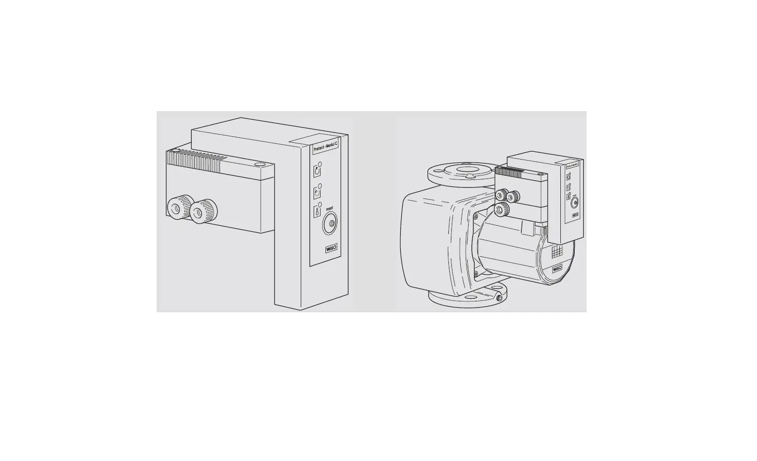 Wilo Typ32-52 Dm Protect-modul C Glandless Circulation Pump Instruction Manual