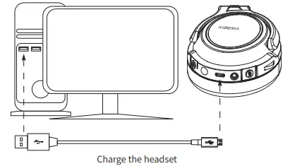 Headphone charging