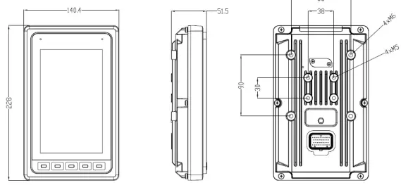 Rising Digital SECD7I0B03H Sany Encourage Integrated Display-fig3
