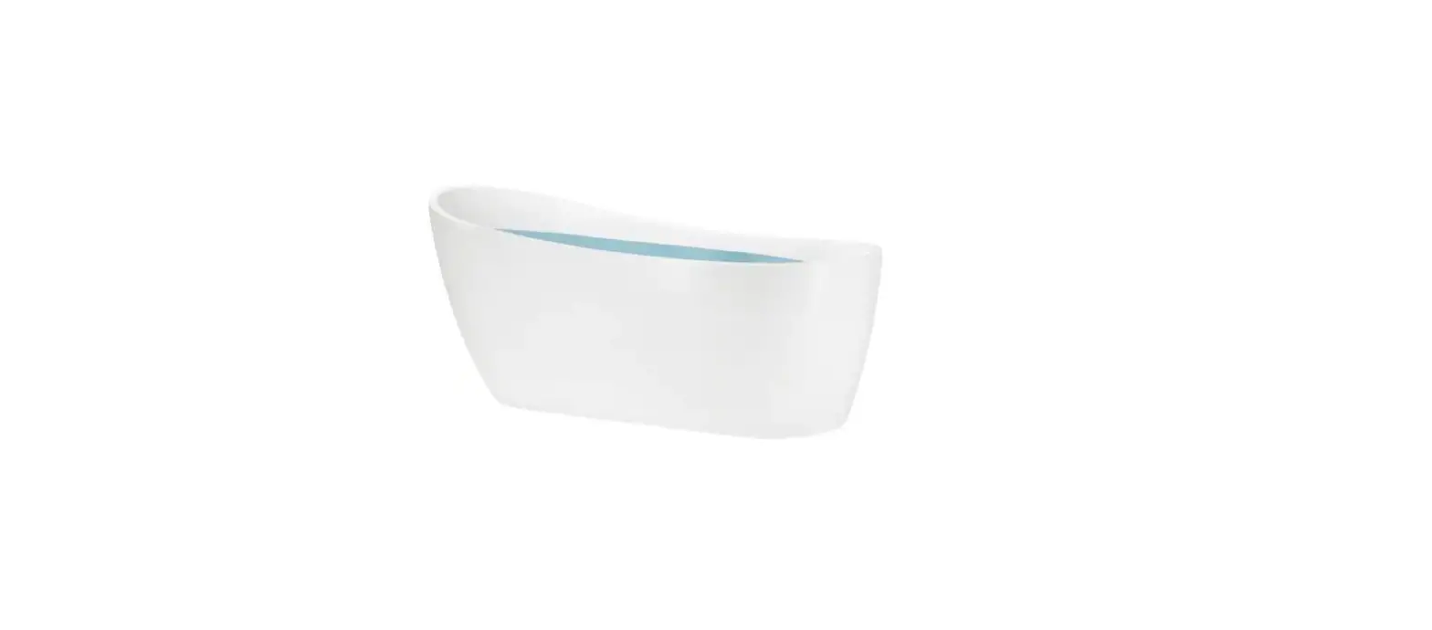 Home Depot Acrylic Freestanding Flatbottom Single Slipper Soaking Bathtub Installation Guide