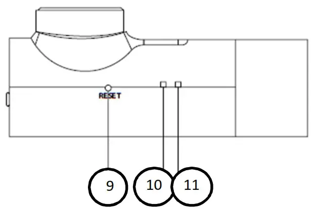 NAVIG WiFi Crash Camera SHD 1296p-- Buttons-
