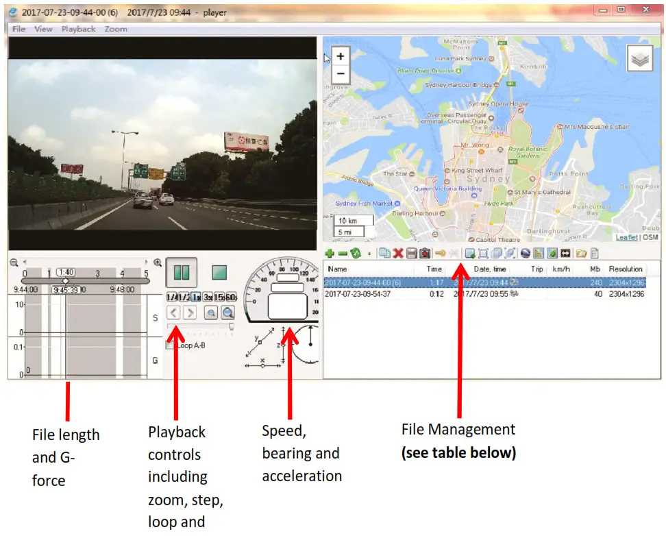 NAVIG WiFi Crash Camera SHD 1296p-- GPS SOFTWARE