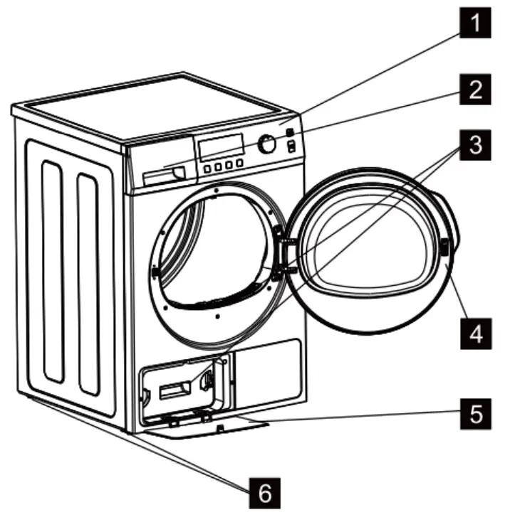 kogan KAG8HTPPDYA 8Kg Heat Pump Dryer - OVERVIEW