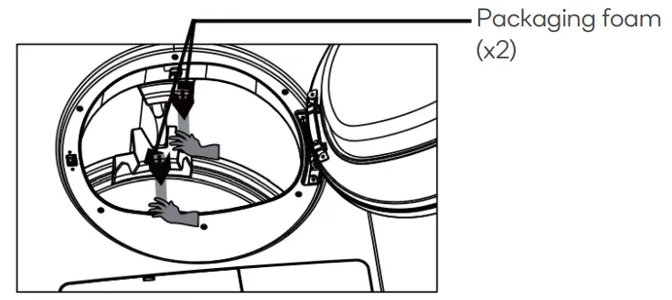 kogan KAG8HTPPDYA 8Kg Heat Pump Dryer - Remove