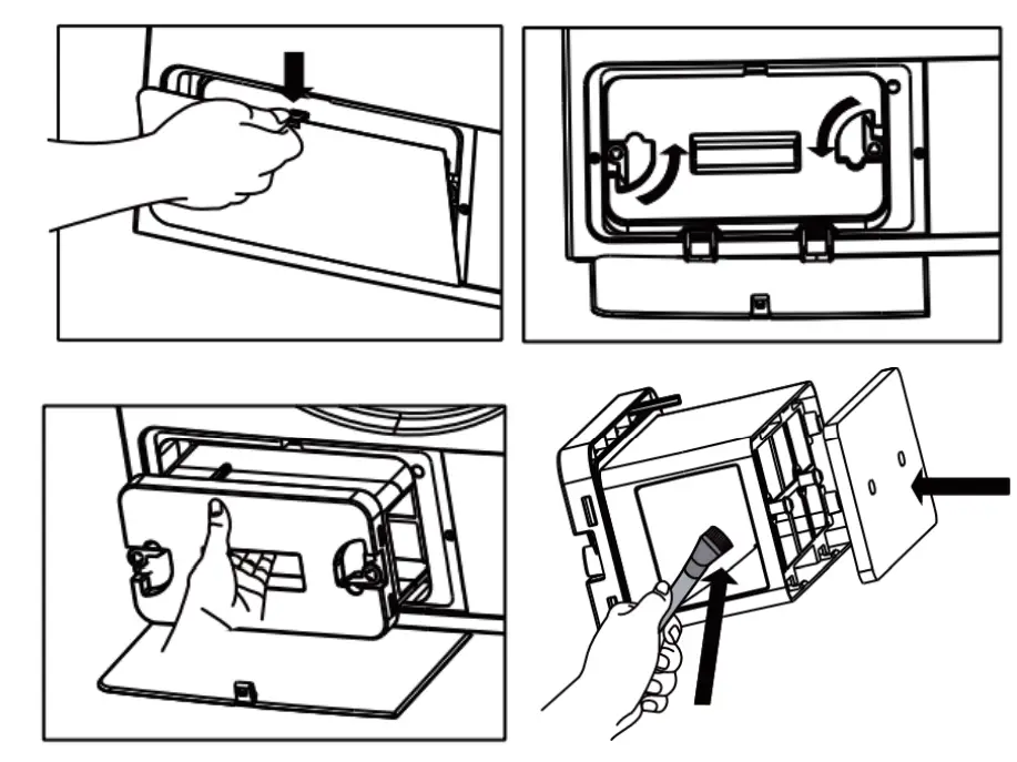kogan KAG8HTPPDYA 8Kg Heat Pump Dryer - drawer