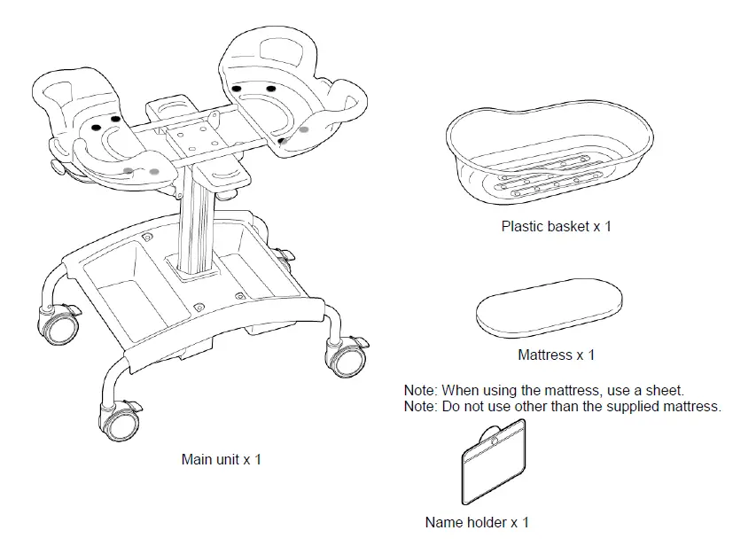 PARAMOUNT-BED-KB-116EG-Bassinet-Cart-fig10