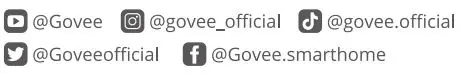 Govee H6146 RGBIC Gradient Smart LED Strip Lights User Manual - Social Media icon