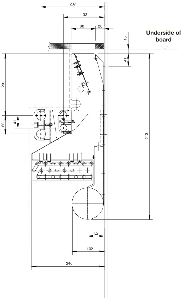 Fasadium with connection