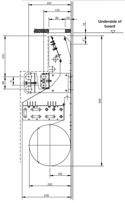 Fasadium with connection