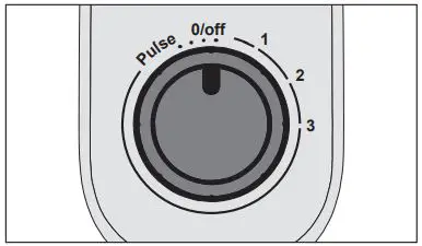 BOSCH Mixer Grinder Instruction Manual - switching off the mixer grinder
