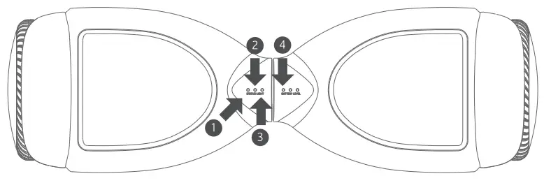 LUMINOUS EL-ES12 Gyrocopters Self Balancing Hover Board - fig 7