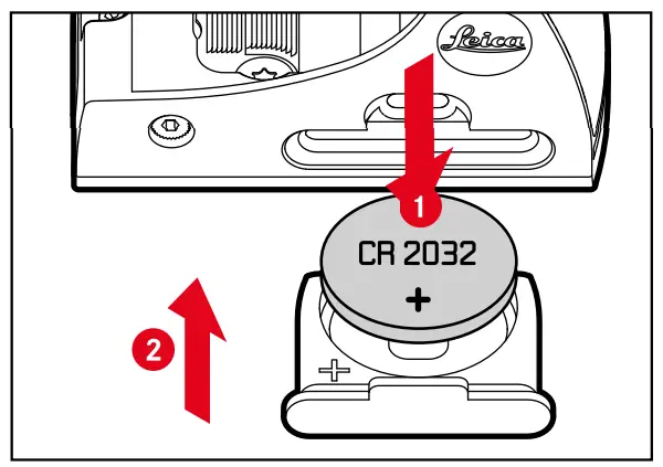 Leica 55500 Tempus Asph Red Dot Sight - BATTERY 1