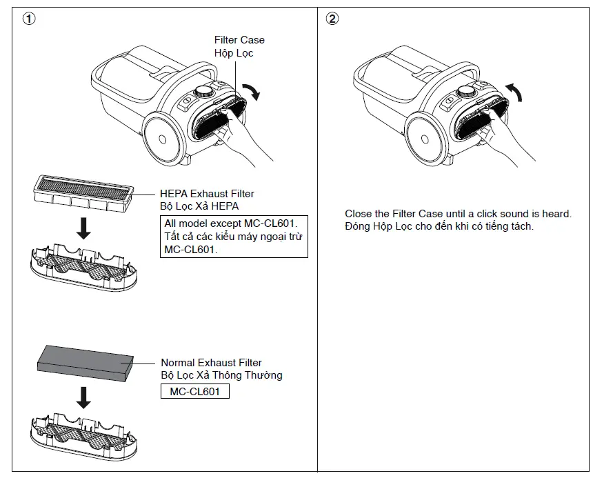 Panasonic MC-CL609 Household Use Vacuum Cleaner 43.
