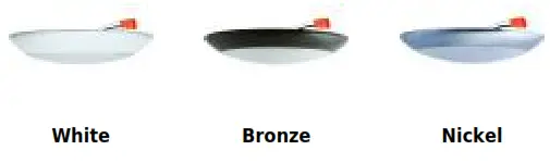 ELCO Lighting ELSF4030BZ 4 Inch Alva LED Ceiling Mount Disk Light - Options