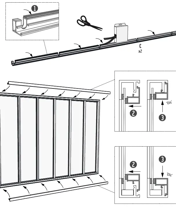 Kit atelier 6 Panels Glass Window-11