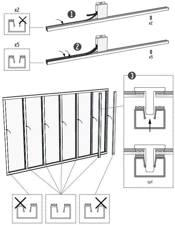 Kit atelier 6 Panels Glass Window-12