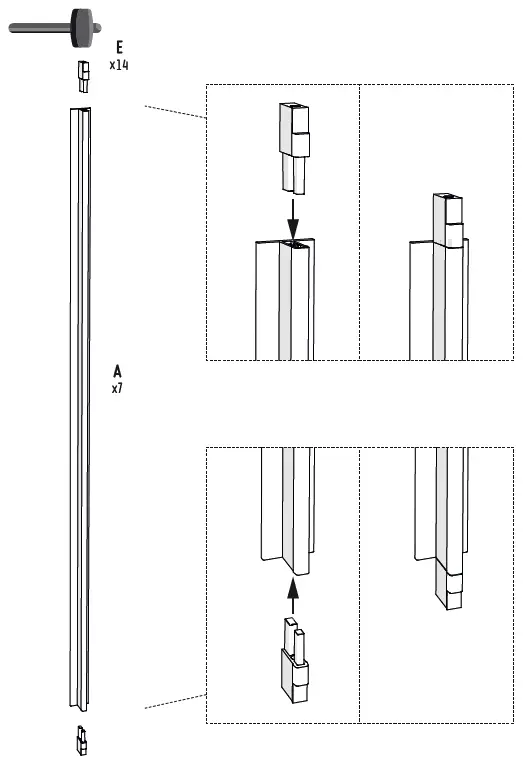 Kit atelier 6 Panels Glass Window-3