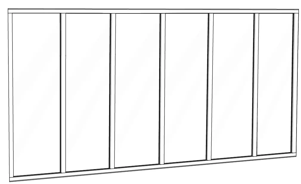 Kit atelier 6 Panels Glass Window